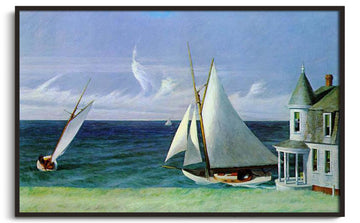 Inspiration Lee Shore Hopper - peinture à l'huile